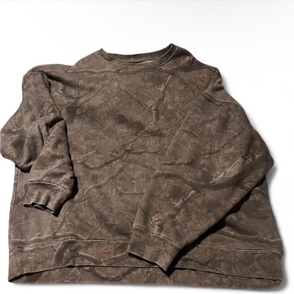 SOLD Dairy Boy river camo crewneck